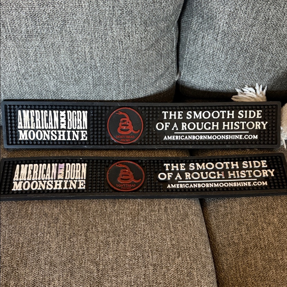 American Born Moonshine Bar Mat Set
